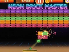 Leikur Neon Brick Blast Master á netinu