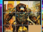 Leikur Gorilla rennandi þrautir á netinu