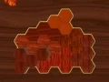 Leikur Viðar blokk Hexa Puzzl á netinu