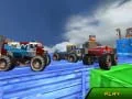 Leikur Monster Truck akrobata í himni á netinu Leikur Monster Truck akrobata í himni á netinu