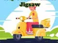 Leikur Borgarscooterferðir: Púsla á netinu Leikur Borgarscooterferðir: Púsla á netinu