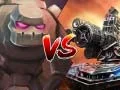 Leikur Tankur gegn Golem á netinu Leikur Tankur gegn Golem á netinu