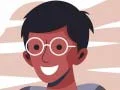 Leikur Strákar með gleraugum: Puzzli á netinu Leikur Strákar með gleraugum: Puzzli á netinu