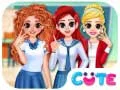 Leikur BFF Prinsessa Tilbaka í Skóla á netinu Leikur BFF Prinsessa Tilbaka í Skóla á netinu