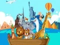 Leikur Brjálaðir Vinir Fara um Heiminn: Puzzl á netinu Leikur Brjálaðir Vinir Fara um Heiminn: Puzzl á netinu