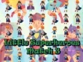 Leikur Litlu Ofurhetjur Match 3 á netinu Leikur Litlu Ofurhetjur Match 3 á netinu