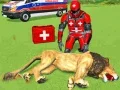 Leikur Dýra björgun robot hetja á netinu