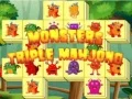 Leikur Monstrin Þrefaldur Mahjong á netinu