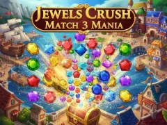 Leikur Jewels Crush Match 3 Mania á netinu