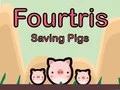 Leikur Fourtris: Björg grísanna á netinu