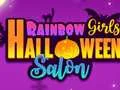 Leikur Regnbogastúlkna Halloween Salón á netinu