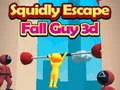 Leikur Flóttinn Squid: Fall Guy 3D á netinu