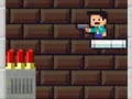 Leikur Noob Super Agent gegn Robotum á netinu