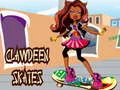 Leikur Clawdeen fer á skauta á netinu