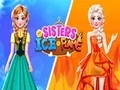 Leikur Systur Ísur vs Eldur á netinu Leikur Systur Ísur vs Eldur á netinu