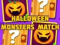 Leikur Halloween Monsters Match á netinu Leikur Halloween Monsters Match á netinu