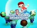 Leikur Zombie Killer: Teikni Puzzl á netinu