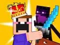 Leikur Noob vs Pro Kastavörn á netinu Leikur Noob vs Pro Kastavörn á netinu
