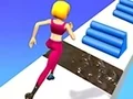 Leikur Stelpa Hleypur Fegurð 3D á netinu