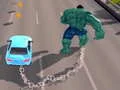 Leikur Keðjuð Bíll gegn Hulk á netinu