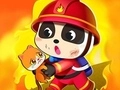 Leikur Lítill Panda Slökkviliðsmaður á netinu Leikur Lítill Panda Slökkviliðsmaður á netinu