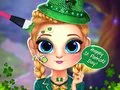 Leikur Lítill Lillý St. Patrick's Day myndatöku á netinu Leikur Lítill Lillý St. Patrick's Day myndatöku á netinu