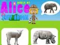 Leikur Heimurinn Alice: ung dýr á netinu