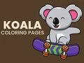 Leikur Litaðu síður með koala á netinu