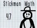 Leikur Stickman Stærðfræði á netinu