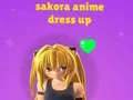 Leikur Sakora: Anime Klæðskáp á netinu