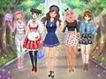 Leikur Tíska Anime í Menntaskóla á netinu