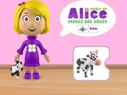 Leikur Heimur Alice Myndir og Orð á netinu