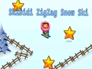 Leikur Skibidi ZigZag Snjóskí á netinu