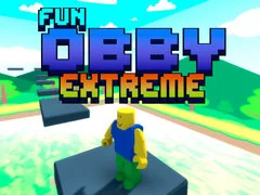 Leikur Skemmtilegur Obby Ekstrem á netinu