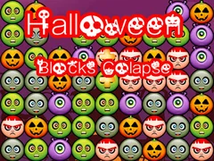 Leikur Halloween blokk hruni á netinu