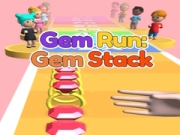 Leikur Gem Run: Gem Stack á netinu