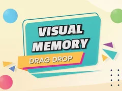Leikur Sjónræn Minnis Drag and Drop á netinu Leikur Sjónræn Minnis Drag and Drop á netinu