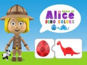 Leikur Heimurinn um liti dino Alices á netinu Leikur Heimurinn um liti dino Alices á netinu