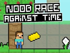 Leikur Noob kapphlaup gegn tíma á netinu Leikur Noob kapphlaup gegn tíma á netinu