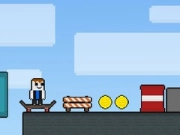 Leikur Obby Skate Að eilífu Parkour á netinu