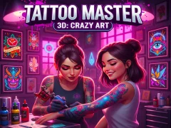 Leikur Tattoo Master 3D: Crazy Art á netinu