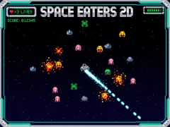 Leikur Space Eaters 2D á netinu