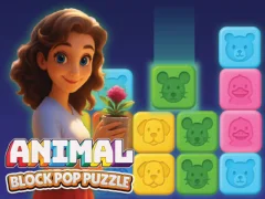 Leikur Dýrablokk poppþraut á netinu