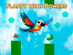 Leikur Flappy með Powers á netinu