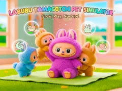Leikur Labubu Tamagotchi gæludýrahermir á netinu