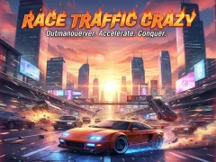 Leikur Race Traffic Crazy á netinu