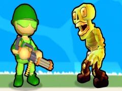 Leikur Eyðing Stickman zombie á netinu
