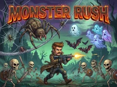 Leikur Monster Man Rush á netinu