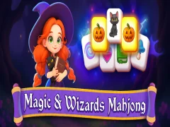 Leikur Magic and Wizards Mahjong á netinu