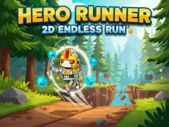Leikur Hero Runner 2D Endless Run á netinu